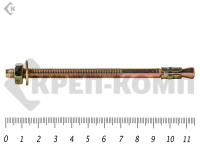 Анкер клиновой  6х115, желтый цинк (10шт)