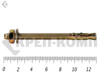 Анкер клиновой 10х130, желтый цинк (50шт)