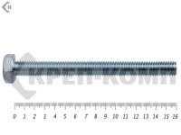 Болт полная резьба, цинк DIN933 10х160 пр.5,8 (270шт)