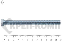 Болт полная резьба, цинк DIN933 12х120 пр.5,8 (3шт)