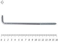 Шуруп с костылём L-образный 8х160 (5шт)