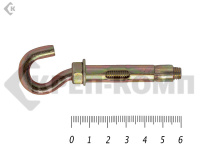 Анкер с крюком м8 10х 60 (50шт)