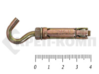 Анкер с крюком усиленного распирания м6 10х40 (50шт)