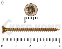 Саморез желтый цинк POZY  3х40 (100шт)