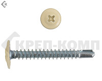 Саморез ПШC сверло 4,2х32 RAL1014 (500шт)